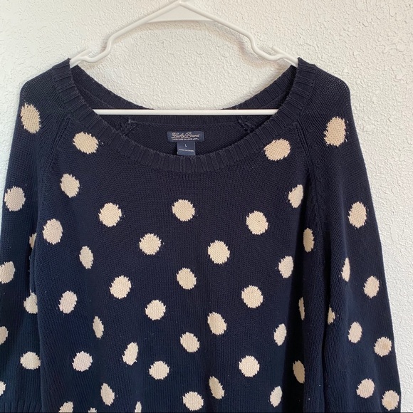 Lucky Brand Polka dot sweater - Picture 2 of 13